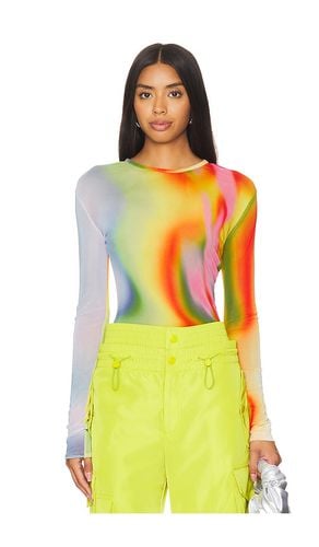 Rainbow Heatwave Mesh Top in . Size L, XL - Monse - Modalova