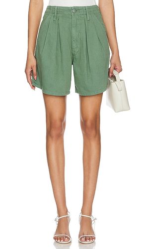 Short plisado chute en color verde talla 24 en - Green. Talla 24 (también en 25, 28) - MOTHER - Modalova