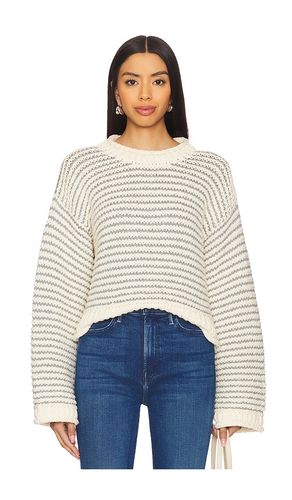 The bell sleeve jumper roll en color crema talla L en - Cream. Talla L (también en M, S, XL) - MOTHER - Modalova