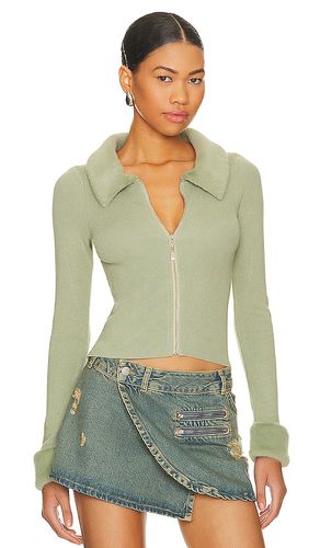 Natalie Knit Zip Cardigan in . Size M, S, XS - MORE TO COME - Modalova