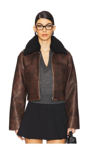 Lexi Faux Leather Jacket in . Taglia S, XS, XXS - MORE TO COME - Modalova