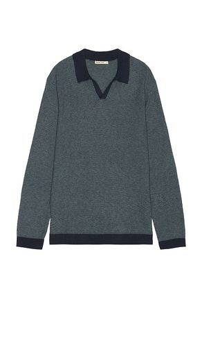 Liam Sweater Polo in Navy & Balsam in . Size S - Marine Layer - Modalova