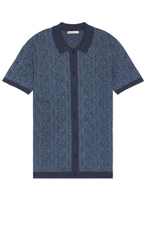 Jacquard Short Sleeve Sweater in . Taglia M, S - Marine Layer - Modalova