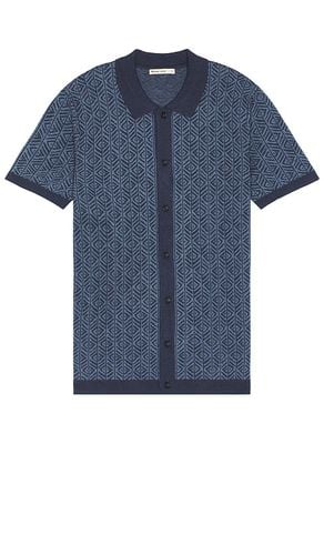 Jacquard Short Sleeve Sweater in . Taglia S - Marine Layer - Modalova