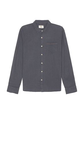 Camisa stretch selvage en color gris talla L en - Grey. Talla L (también en M, S) - Marine Layer - Modalova