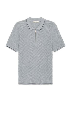 Suéter polo ss zip en color gris talla M en - Grey. Talla M (también en S, XL/1X) - Marine Layer - Modalova