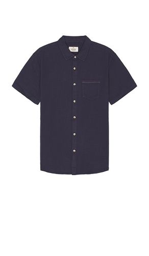 Camisa stretch selvage en color azul marino talla L en Índigo taciturno - Navy. Talla L (también en M, S) - Marine Layer - Modalova