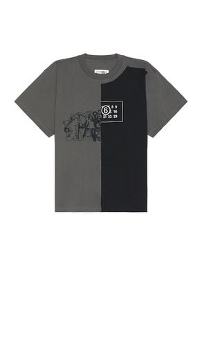 Camiseta en color talla L en - Grey. Talla L (también en M, XL) - MM6 Maison Margiela - Modalova