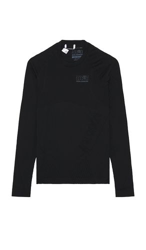 X salomon long-sleeved top en color negro talla M en - Black. Talla M (también en S) - MM6 Maison Margiela - Modalova