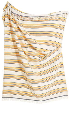 MINNA Gold Stripe Throw in Orange - MINNA - Modalova