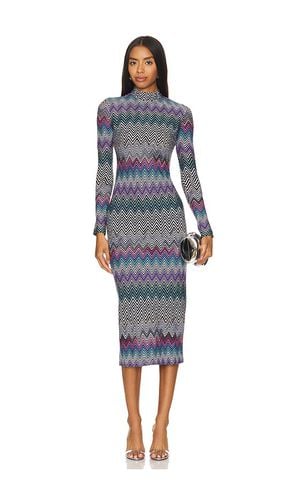 Vestido midi en color azul talla 36/0 en & Dark Base - Blue. Talla 36/0 (también en 38/2, 42/6) - Missoni - Modalova