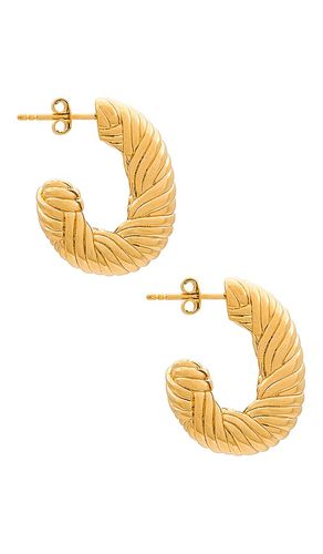 Aros ondulados gorditos en color oro metálico talla all en - Metallic Gold. Talla all - Missoma - Modalova