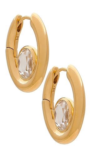 Aros de gemas en color oro metálico talla all en - Metallic Gold. Talla all - Missoma - Modalova
