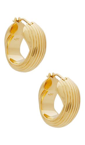 X lucy williams chunky entwined hoops en color oro metálico talla all en - Metallic Gold. Talla all - Missoma - Modalova