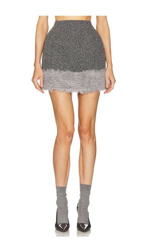 Falda en color gris talla 38/XS en - Grey. Talla 38/XS (también en 40/S, 42/M, 44/L) - MSGM - Modalova