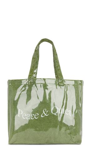 Bolso tote wordmark pvc kraft tote bag en color verde salvia talla all en - Sage. Talla all - Museum of Peace and Quiet - Modalova