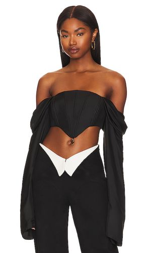 Gigi m corset top en color talla M en - Black. Talla M (también en XS) - MANURI - Modalova