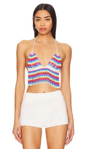 Top sin mangas con cuentas en color talla M en - . Talla M (también en S) - My Beachy Side - Modalova