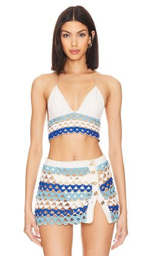 CROP-TOP HAND CROCHET LOW CUT V NECK in . Size M - My Beachy Side - Modalova