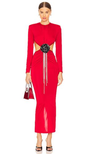 Vestido midi thea en color rojo talla 34/XS en - Red. Talla 34/XS (también - The New Arrivals by Ilkyaz Ozel - Modalova