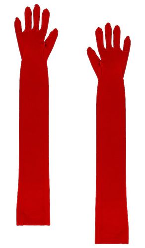 Guantes en color rojo talla M/L en - Red. Talla M/L (también en XS/S) - Norma Kamali - Modalova