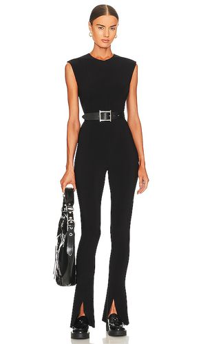 Sleeveless spat legging catsuit en color talla L en - Black. Talla L (también en M, S, XL, XS) - Norma Kamali - Modalova