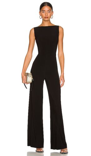 Sleeveless x straight leg jumpsuit en color talla M en - Black. Talla M (también en S, XL, XS, XXS) - Norma Kamali - Modalova