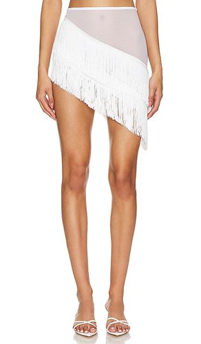 Spliced Fringe Skirt in . Taglia M, S, XL, XS - Norma Kamali - Modalova