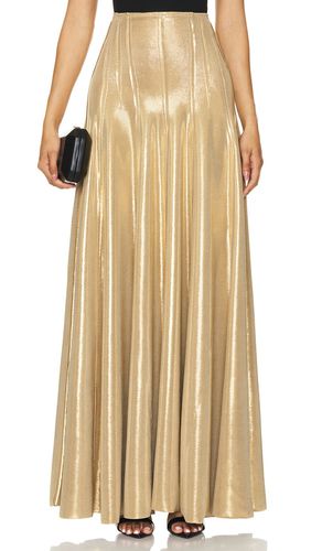 Falda grace en color oro metálico talla M en - Metallic Gold. Talla M (también en S, XL, XS, XXS) - Norma Kamali - Modalova