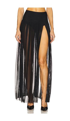 Pleated Long Skirt With Slit in . Size M. Also in S, XS - Norma Kamali - Modalova
