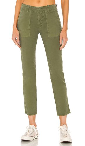 Lison cotton poplin cargo pants in green - Nili Lotan