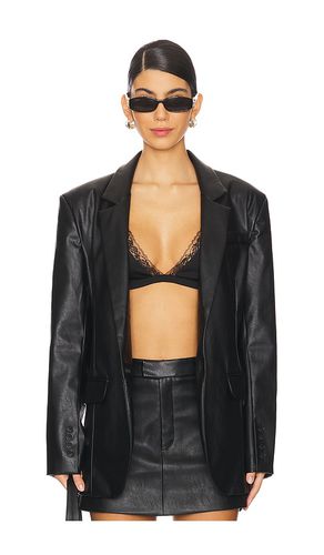 Farrell faux leather blazer en color talla L en - Black. Talla L (también en S, XL) - NONchalant Label - Modalova