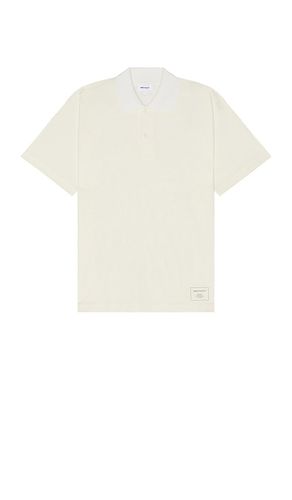 Espen loose printed short sleeve polo en color blanco talla L en - White. Talla L (también en M, S, XL/1X) - Norse Projects - Modalova