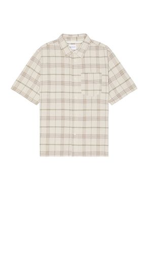 Ivan Relaxed Textured Check Short Sleeve Shirt in . Taglia L - Norse Projects - Modalova