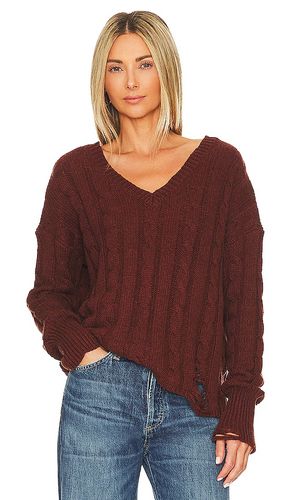 Jersey cuello pico everlyn en color burgundy talla S en - Burgundy. Talla S (también en XS) - NSF - Modalova