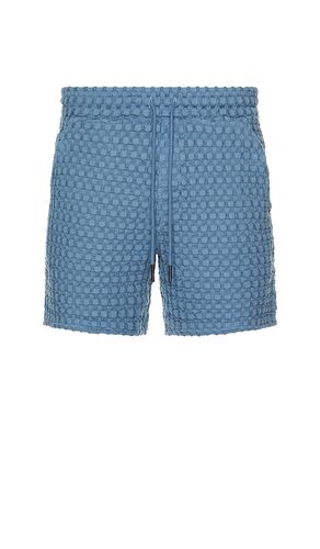 Coronet porto waffle shorts en color talla L en - Blue. Talla L (también en M, XL/1X) - OAS - Modalova