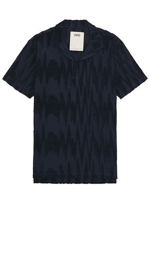 Glitch Polo Terry Shirt in . Size M, S, XL/1X - OAS - Modalova