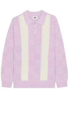 Albert polo sweater in color purple size L in - Purple. Size L (also in M) - Obey - Modalova