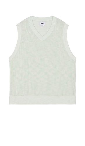 Clynton sweater vest in color mint size L in - Mint. Size L (also in M, S, XL/1X) - Obey - Modalova