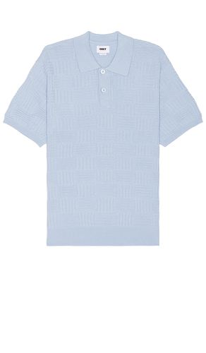 Alfred polo sweater in color baby blue size L in - Baby Blue. Size L (also in M, XL/1X) - Obey - Modalova