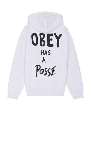 Sudadera posse extra en color gris talla L en - Grey. Talla L (también en M, S, XL/1X) - Obey - Modalova