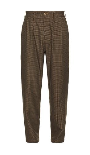 Fubar Houndstooth Pleated Pant in . Taglia 32, 36 - Obey - Modalova