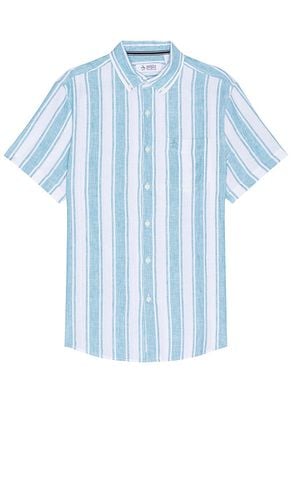 Vertical Stripe Short Sleeve Linen Shirt in . Size M, S - Original Penguin - Modalova