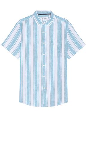 Vertical Stripe Short Sleeve Linen Shirt in . Size M, S, XL/1X - Original Penguin - Modalova