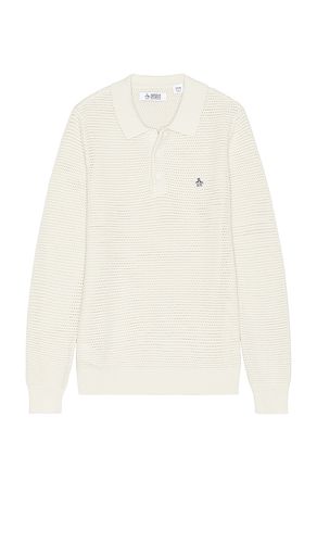 Mesh Long Sleeve Polo in . Size M, S, XL/1X - Original Penguin - Modalova