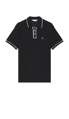 Earl mesh polo en color negro talla L en - Black. Talla L (también en M, S, XL/1X) - Original Penguin - Modalova