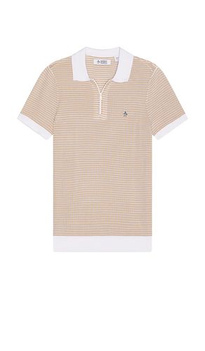 All Over Jacquard 1/4 Zip Polo in . Taglia M, S, XL/1X - Original Penguin - Modalova