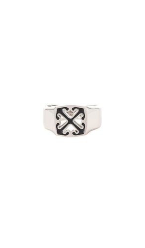 Enamel Arrow Ring in . Size 62, 66 - OFF-WHITE - Modalova