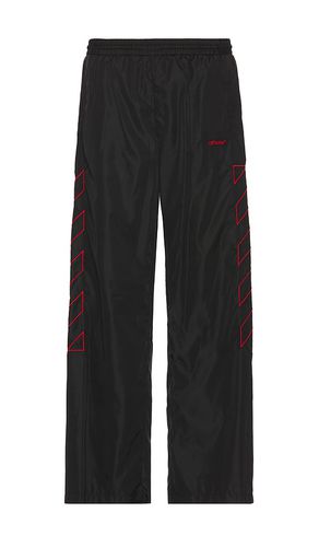 Outline Diag Nylon Trackpant in . Taglia M - OFF-WHITE - Modalova