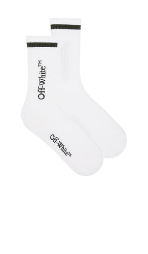 OFF- Bookish Calf Socks in . Taglia - OFF-WHITE - Modalova